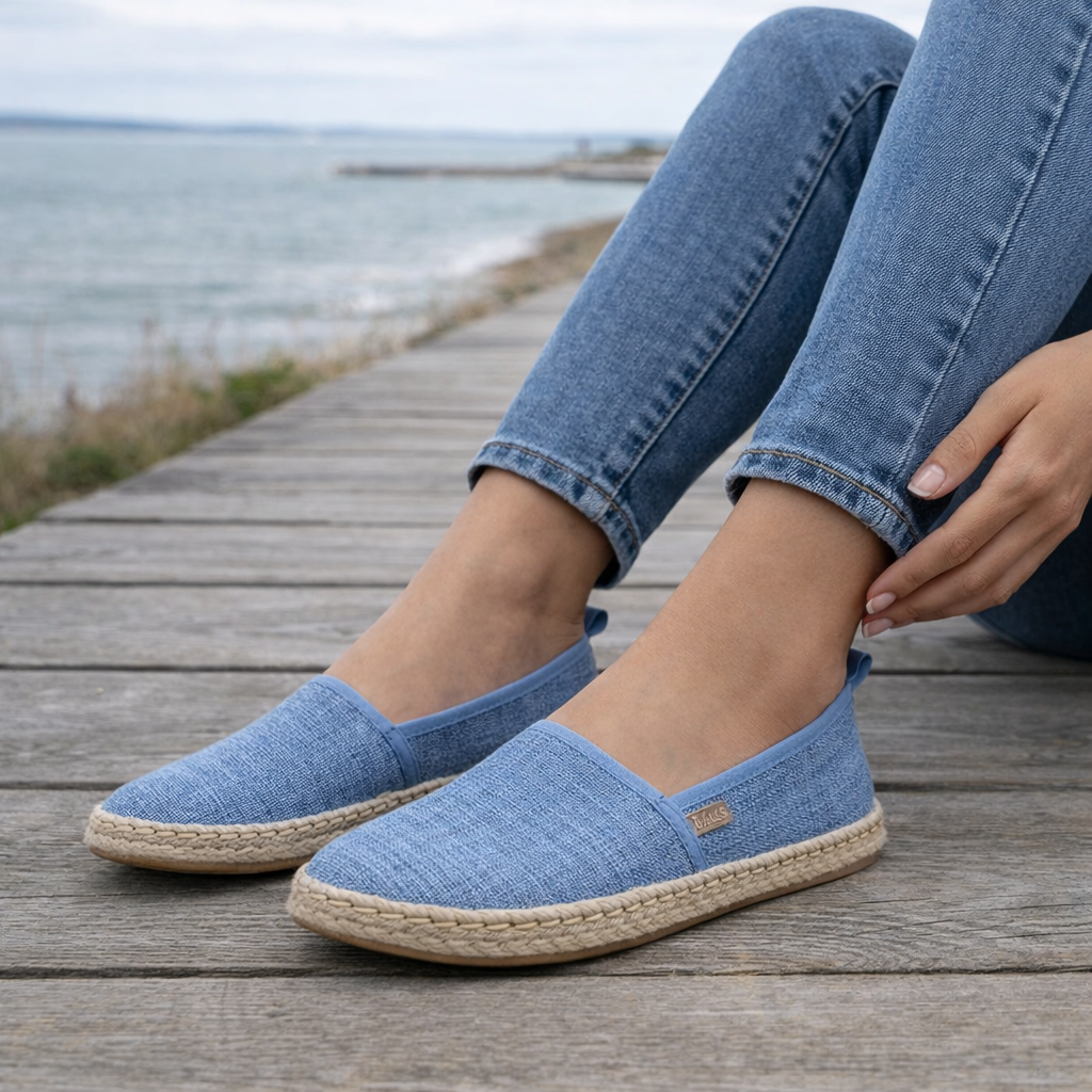 Ballerines Espadrille Femme | Chaussures Toile Slip-On, Confort Casual