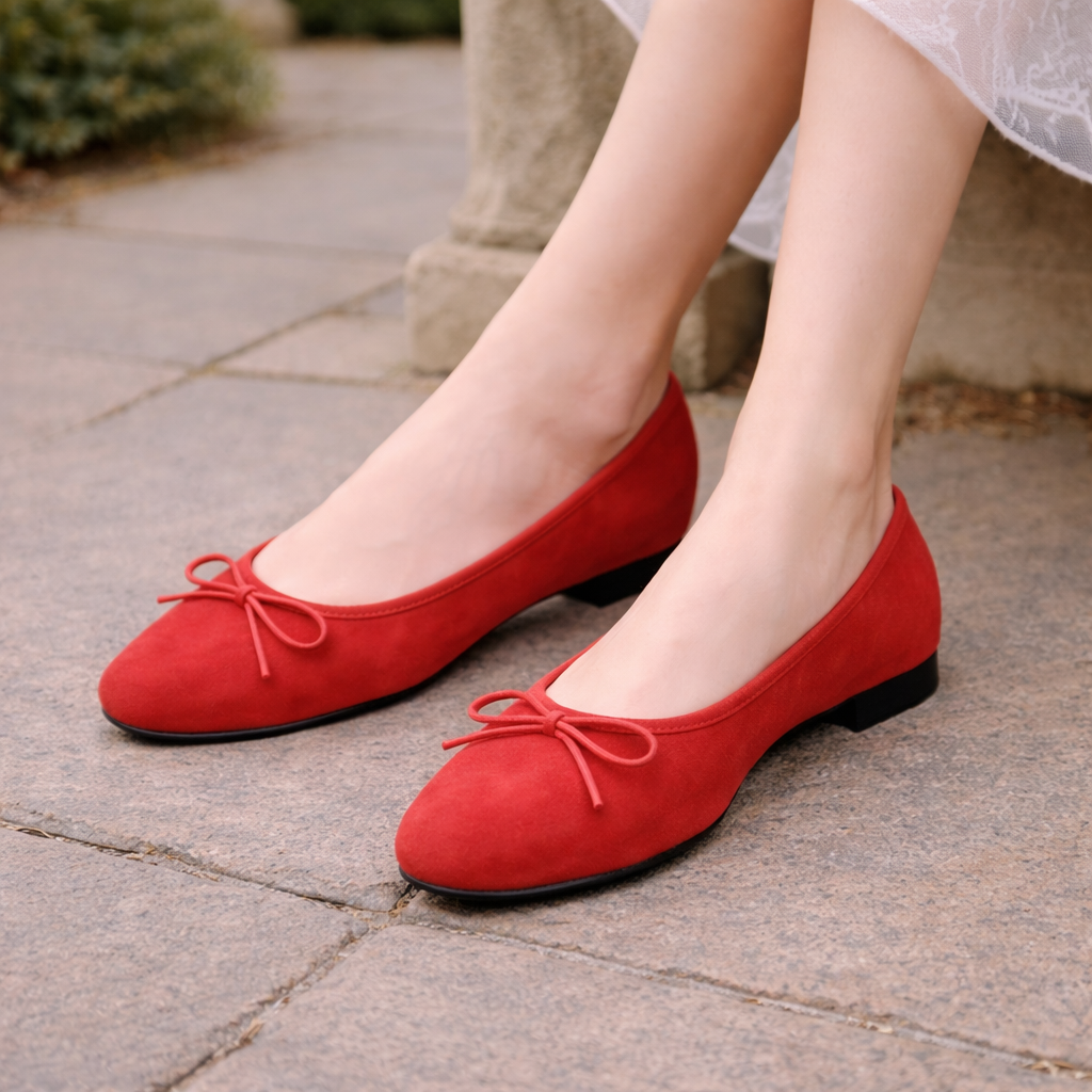 Ballerines Femme | Détail Nœud | Style Élégant