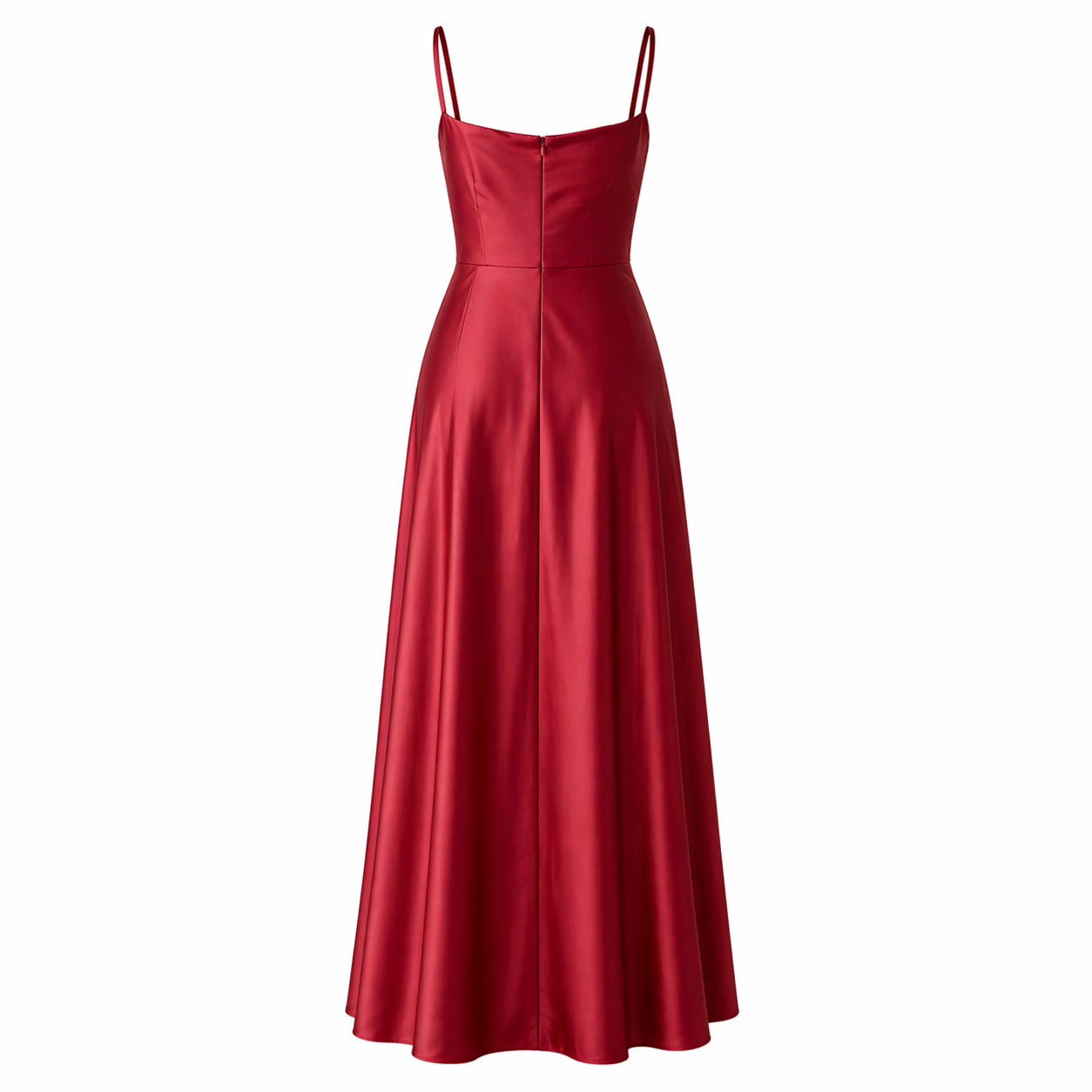 Robe Maxi | Soie Élégante | Fente Haute, Robe de Soirée Longue