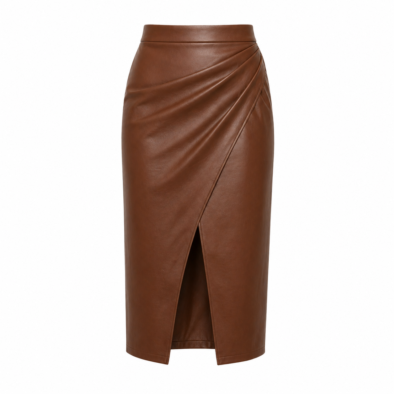 Jupe Midi Plissée | Fente Avant | Style Été Femme
