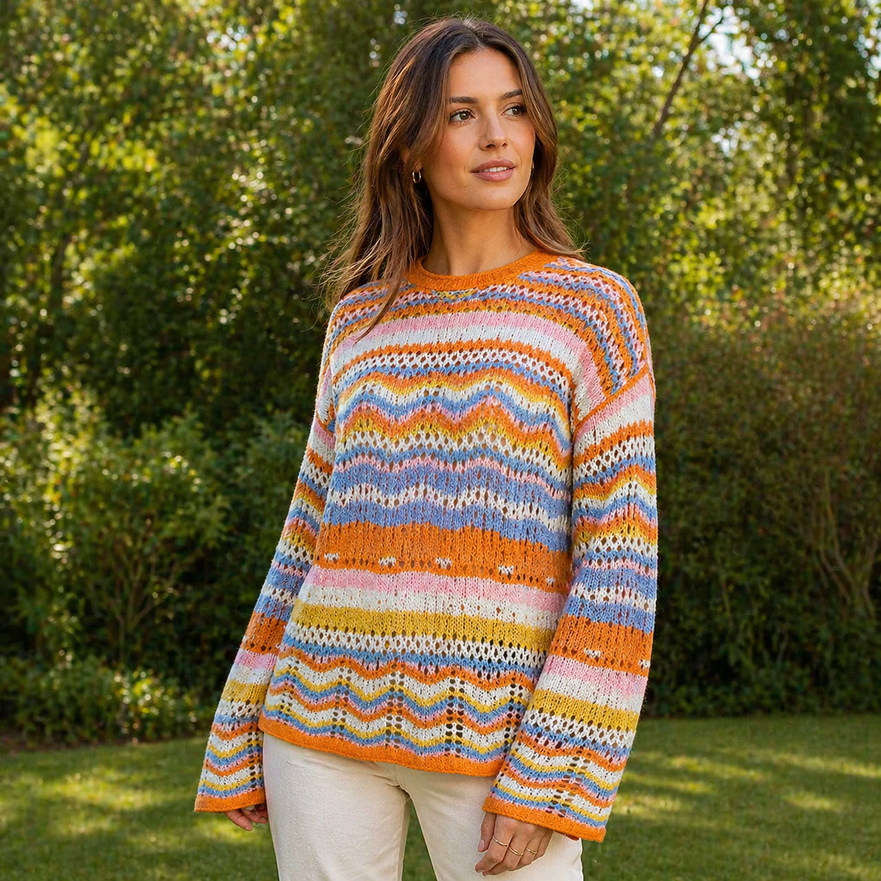 Pull décontracté tendance pour femmes - Confortable - Élégant - Respirant