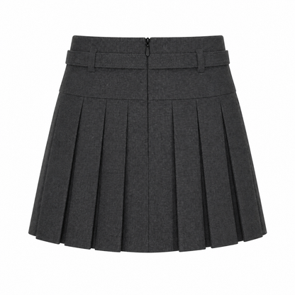 Jupe Plissée Courte | Mode Polyvalente | Style Taille Haute