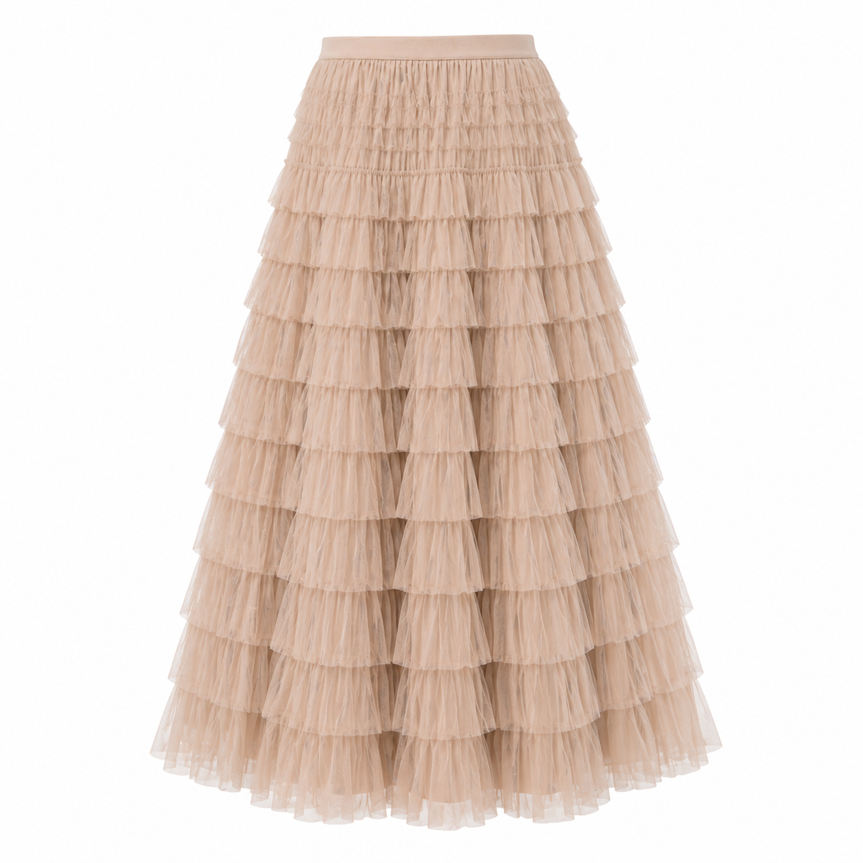 Jupe Midi Tulle | Style Fluide | Design Polyvalent