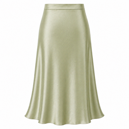 Jupe Midi Taille Haute | Style Fluide | Confort Assuré
