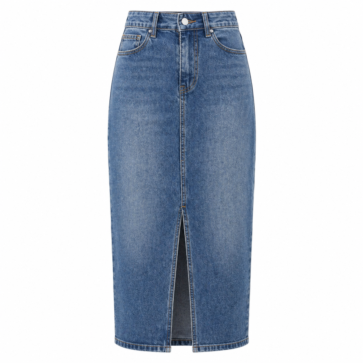 Jupe Crayon | Style Classique | Taille Haute, Design Denim