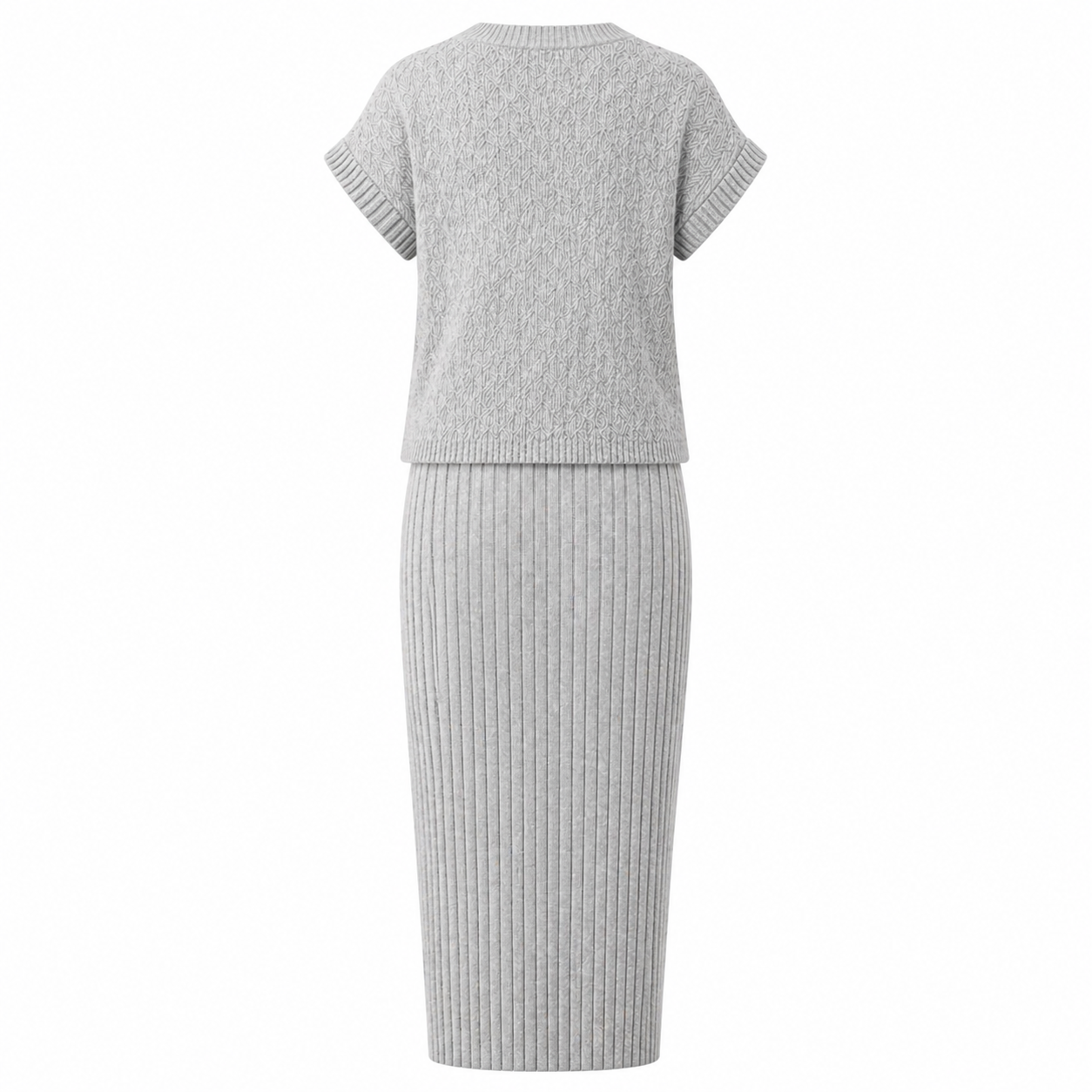 Ensemble Midi Tricot | Élégance Décontractée | Confort Moderne