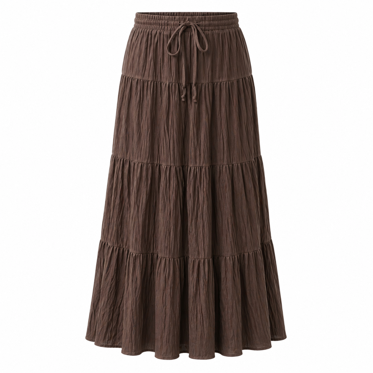 Jupe Maxi | Jupe Plissée Taille Haute Femme | Confortable