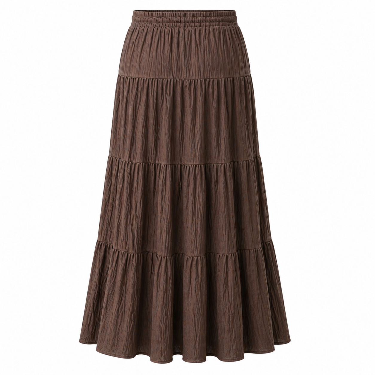 Jupe Maxi | Jupe Plissée Taille Haute Femme | Confortable