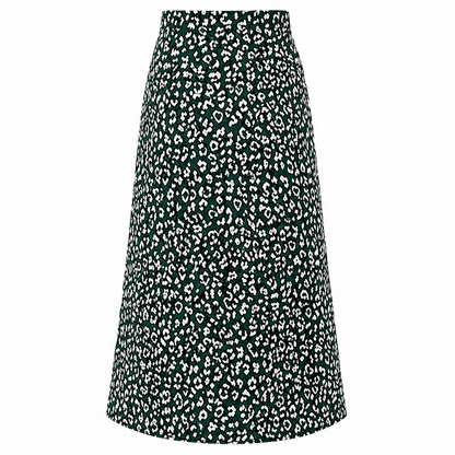Jupe Maxi | Imprimé Léopard Unique | Fente Haute