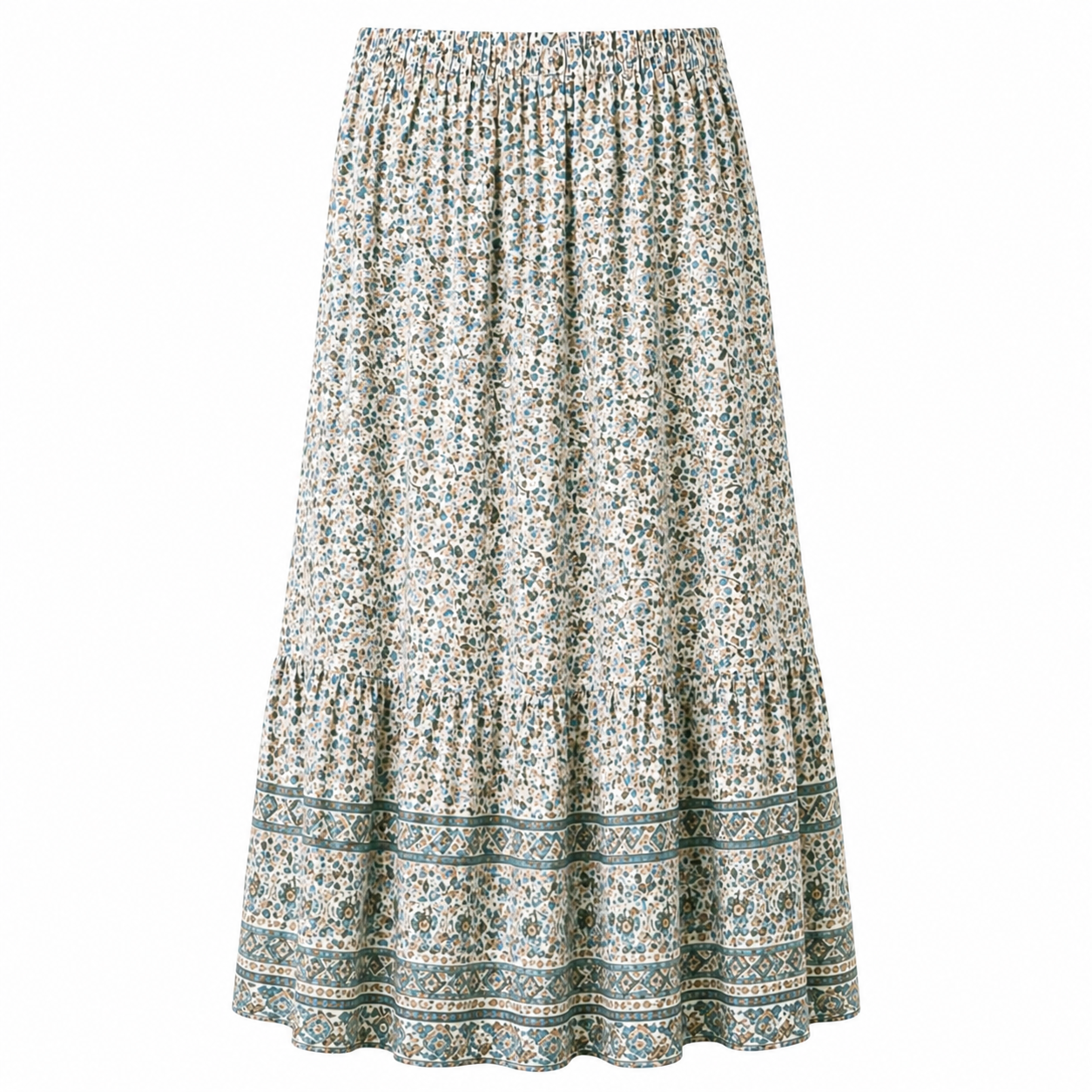 Jupe Maxi | Design Floral, Légère | Vêtements d'Été