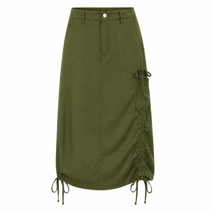 Jupe Midi Utility | Design Polyvalent | Tissu Premium