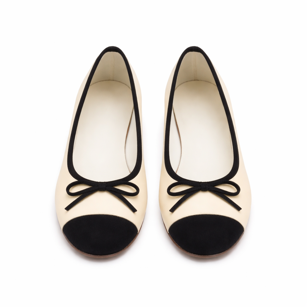 Ballerines pour Femmes | Nœud Élégant, Confort Assuré | Glissement Léger