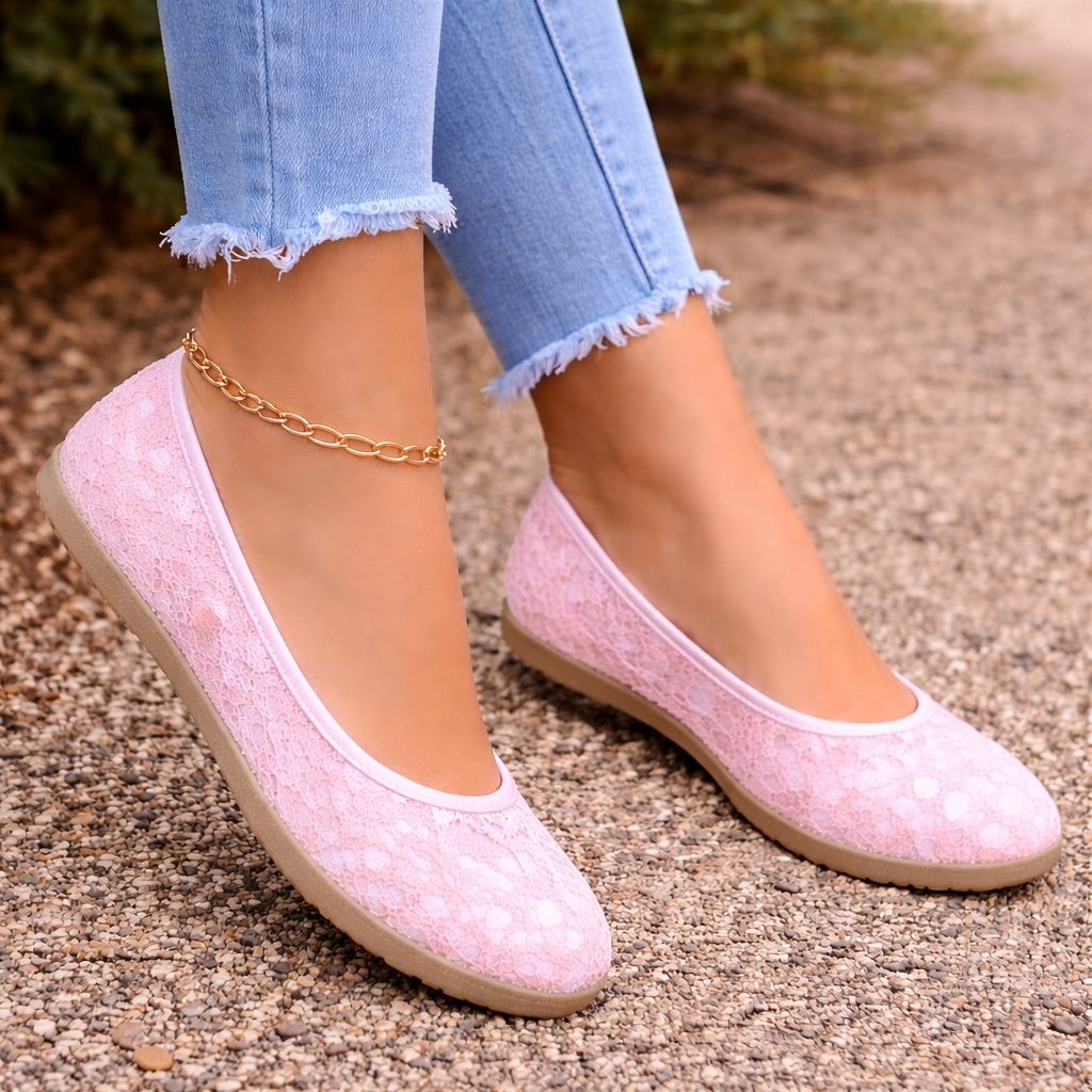 Ballerines Femmes | Floral, Confort Léger | Slip-On Décontracté