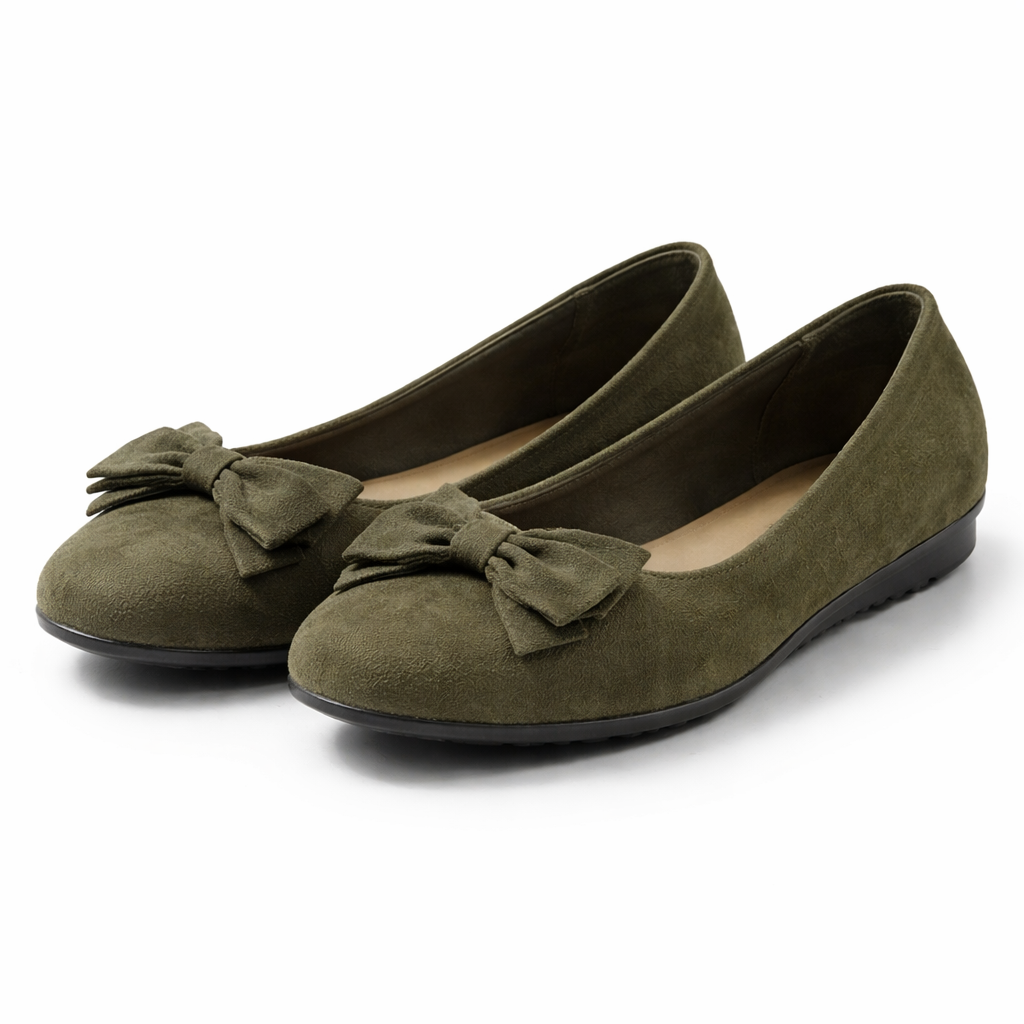 Ballerines pour femmes | Détail nœud, style élégant | Chaussures sans lacet