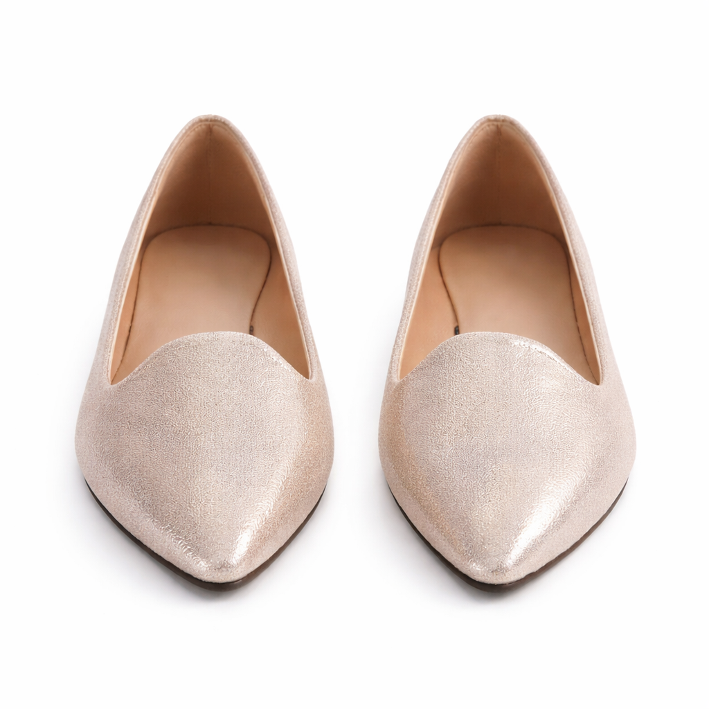 Ballerines pour femmes | Bout pointu, ajustement extensible | Chaussures confortables et élégantes