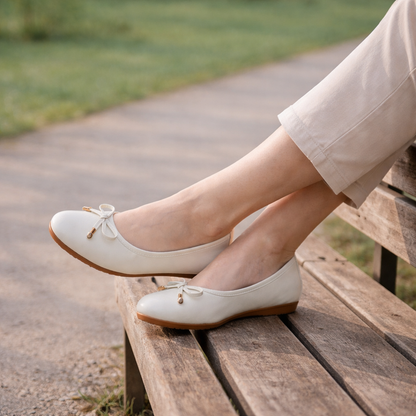 Ballerines pour Femmes | Design Élégant avec Nœud, Confort Assuré