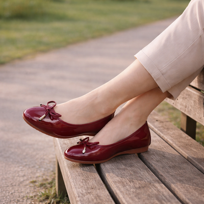 Ballerines pour Femmes | Design Élégant avec Nœud, Confort Assuré