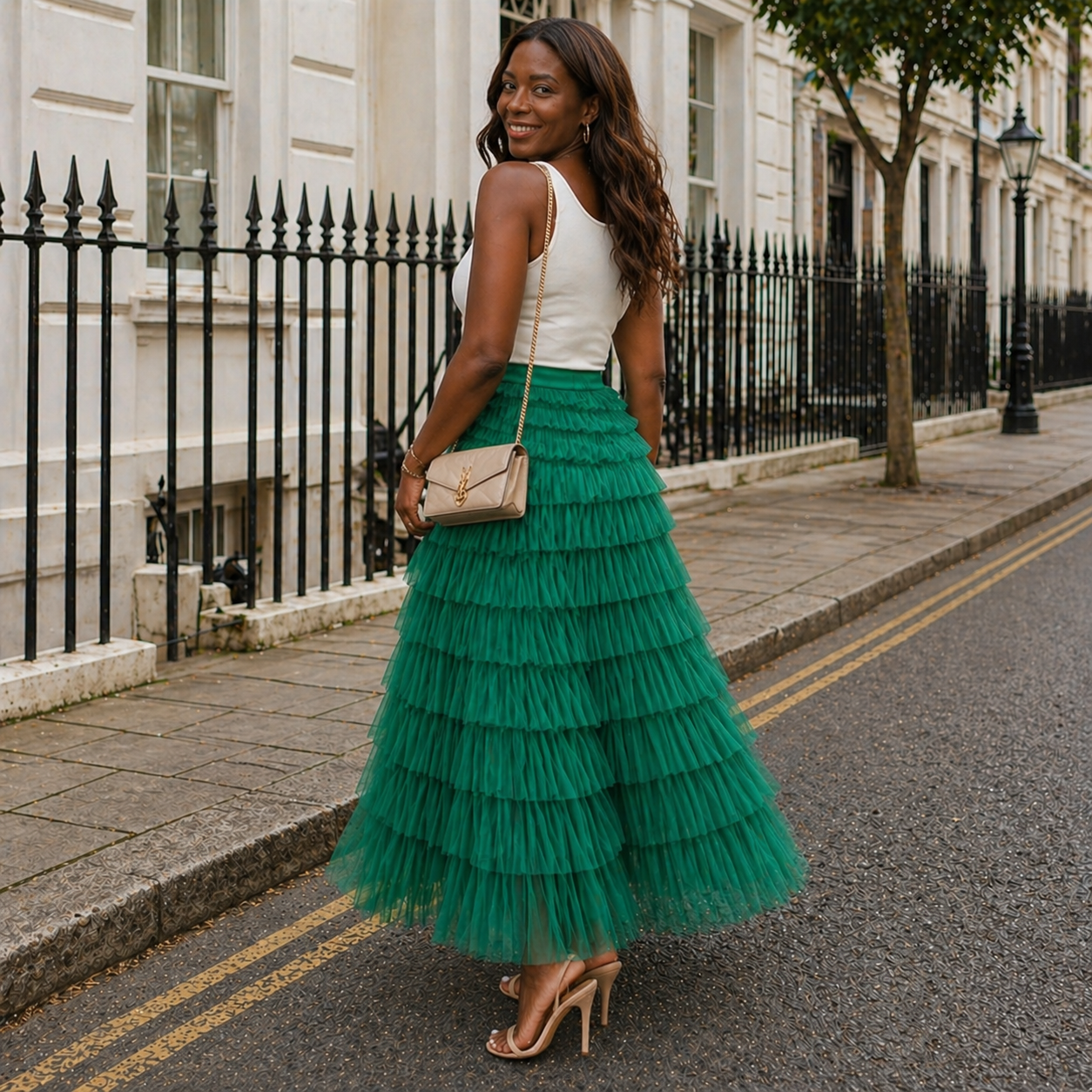 Jupe Maxi | Tulle Romantique | Design Élégant