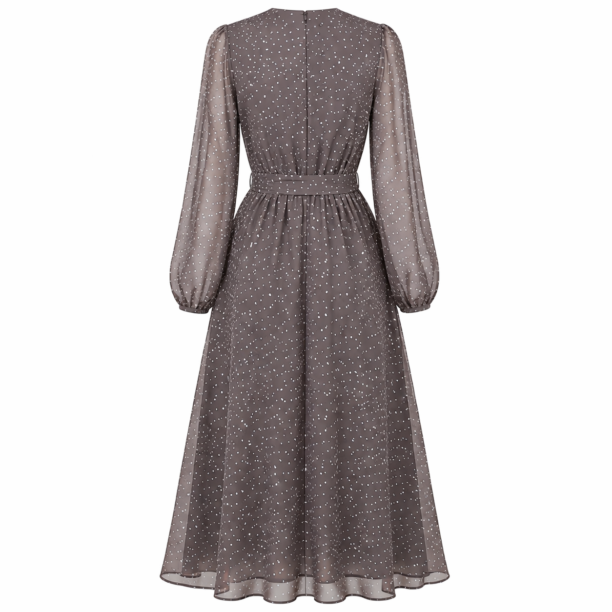 Robe Midi | Pois Femme | Style Élégant et Fluide