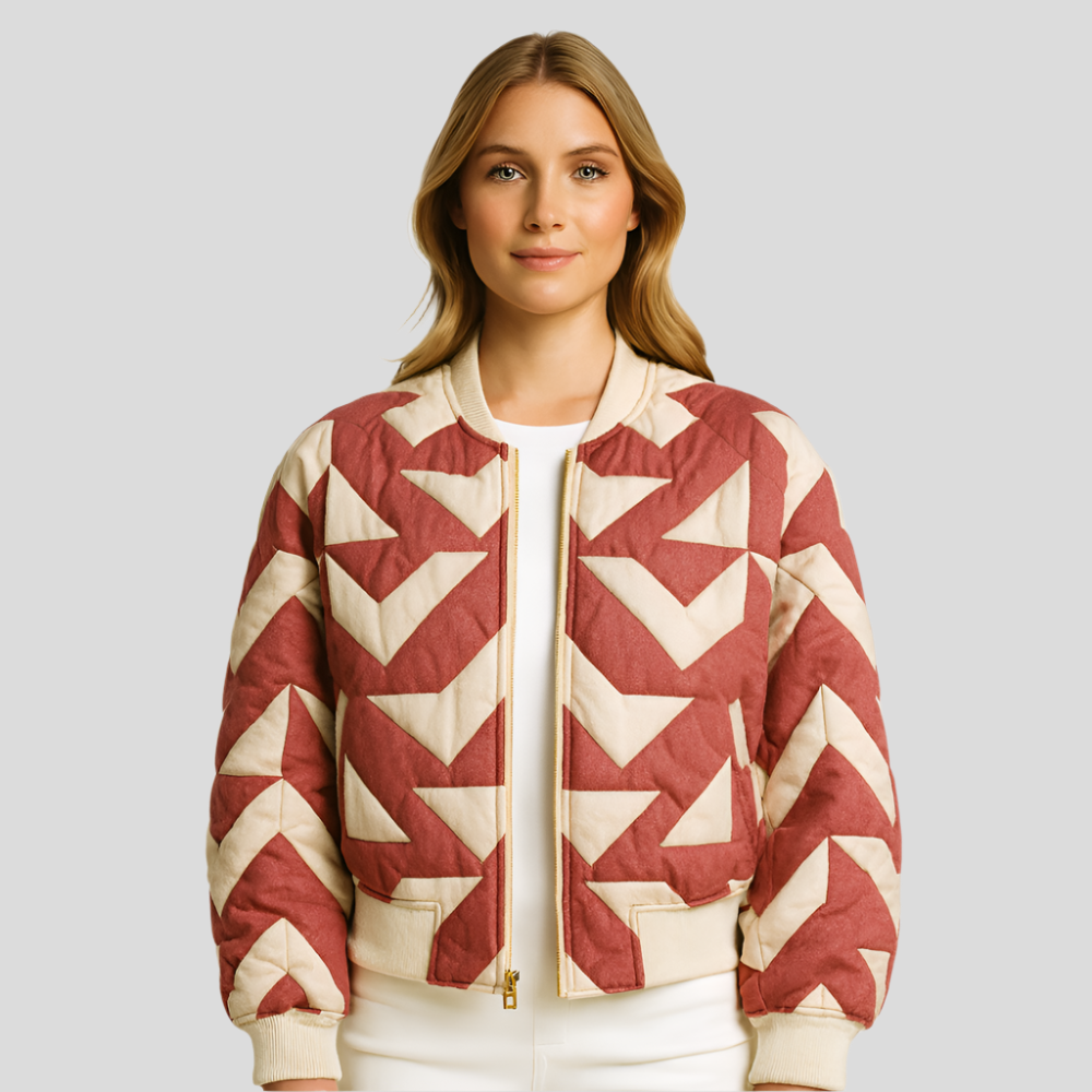 Veste de transition colorée pour femmes - Légère - Design accrocheur