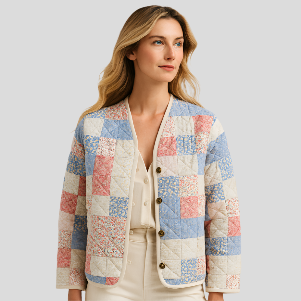 Veste de transition colorée pour femmes - Légère - Design accrocheur