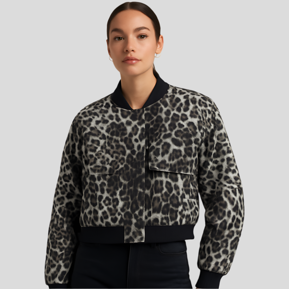 Veste pilote beige douce pour femmes - Style décontracté et confortable