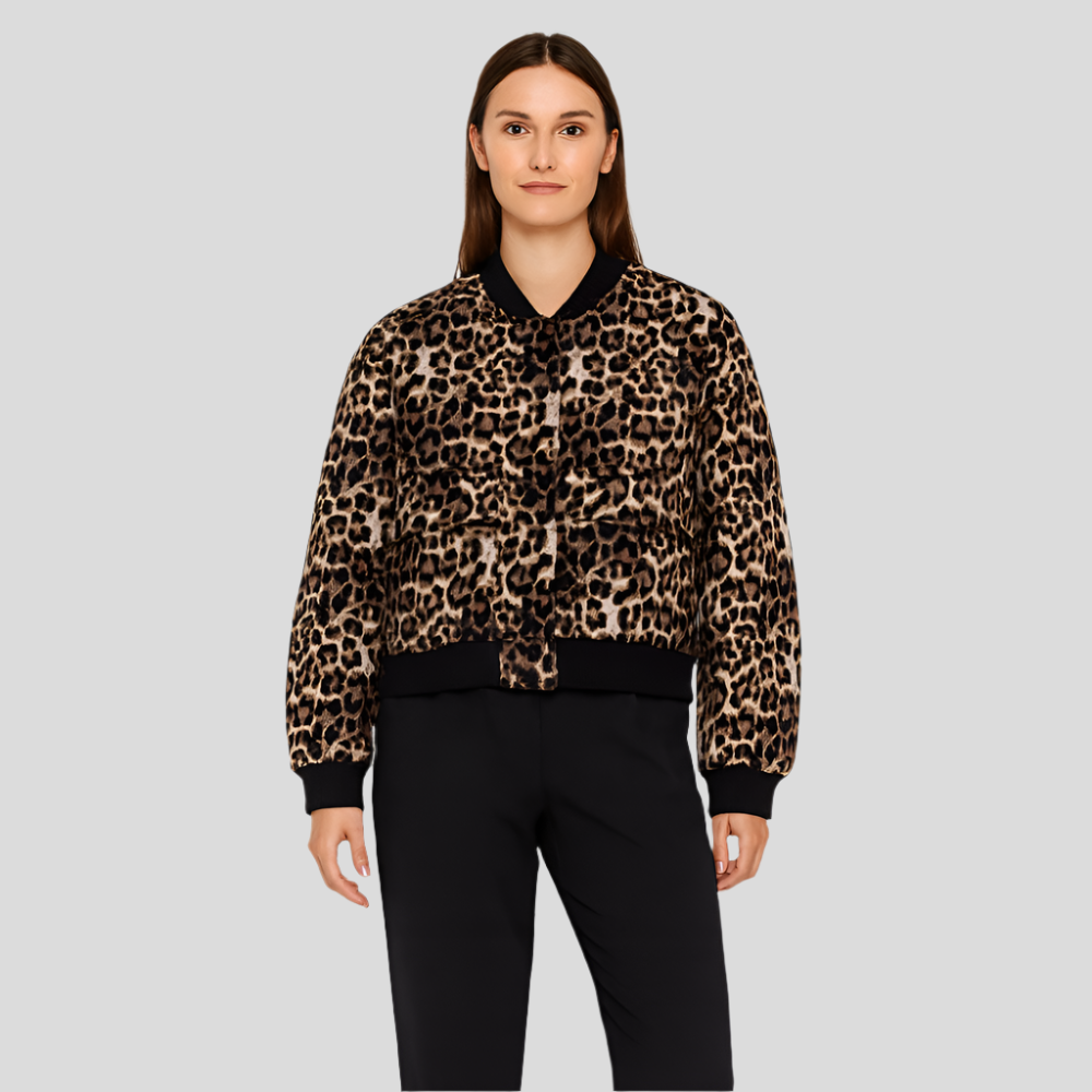 Veste pilote beige douce pour femmes - Style décontracté et confortable