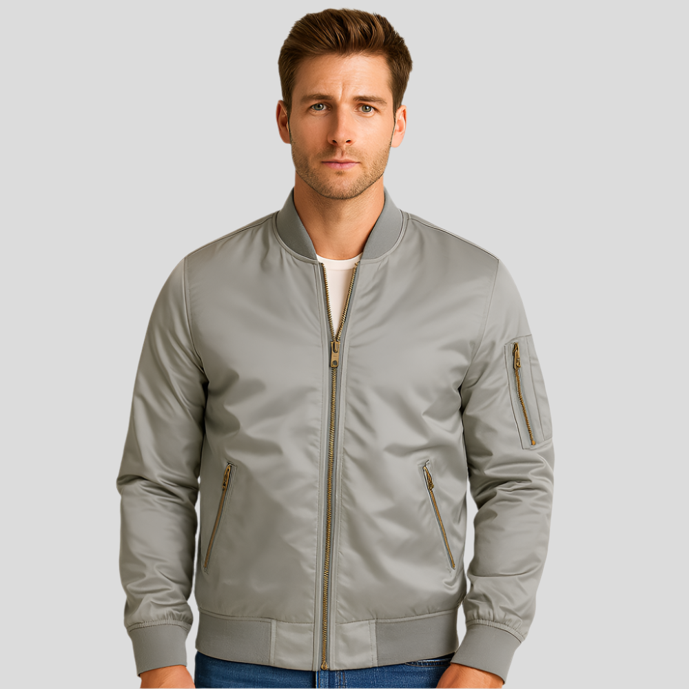 Veste Pilote Bomber de Luxe pour Hommes - Style Avion Vintage - Robuste & Élégante