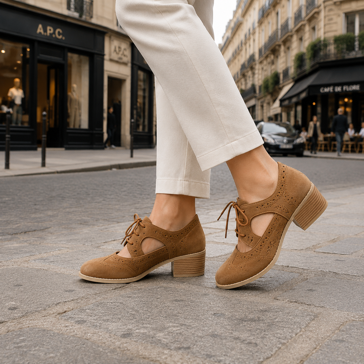 Chaussures Orthopédiques Vintage Femme – Élégance & Confort