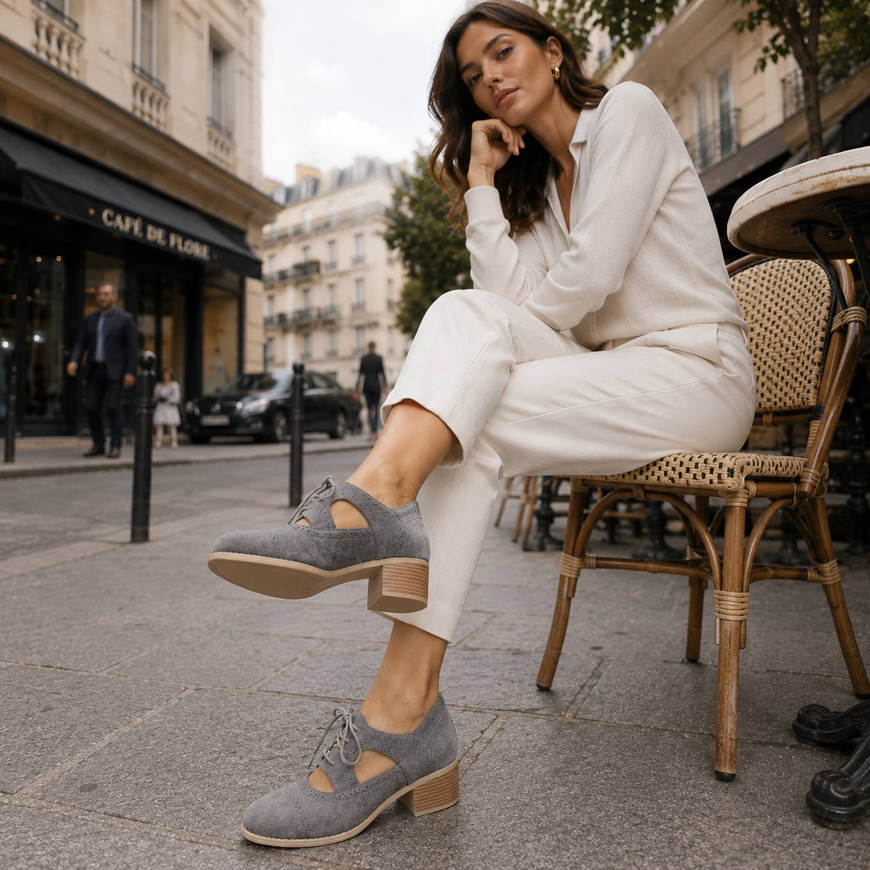 Chaussures Orthopédiques Vintage Femme – Élégance & Confort