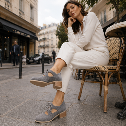 Chaussures Orthopédiques Vintage Femme – Élégance & Confort