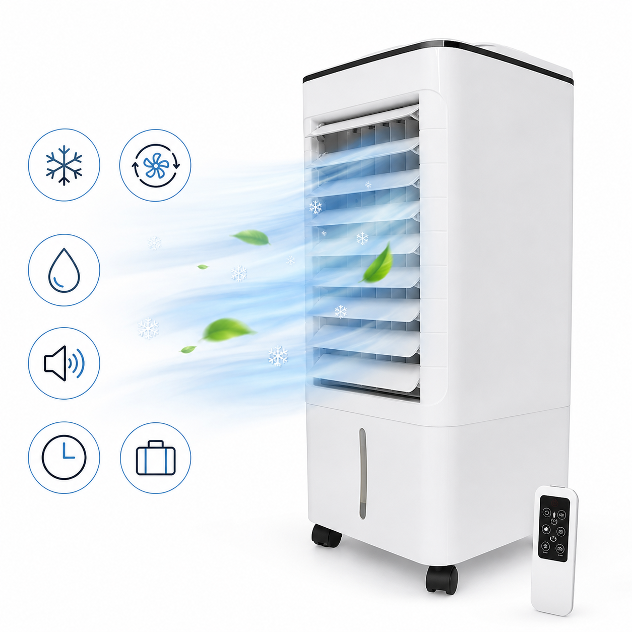 Rafraîchisseur d'air portable | Réservoir d'eau | Maison, bureau