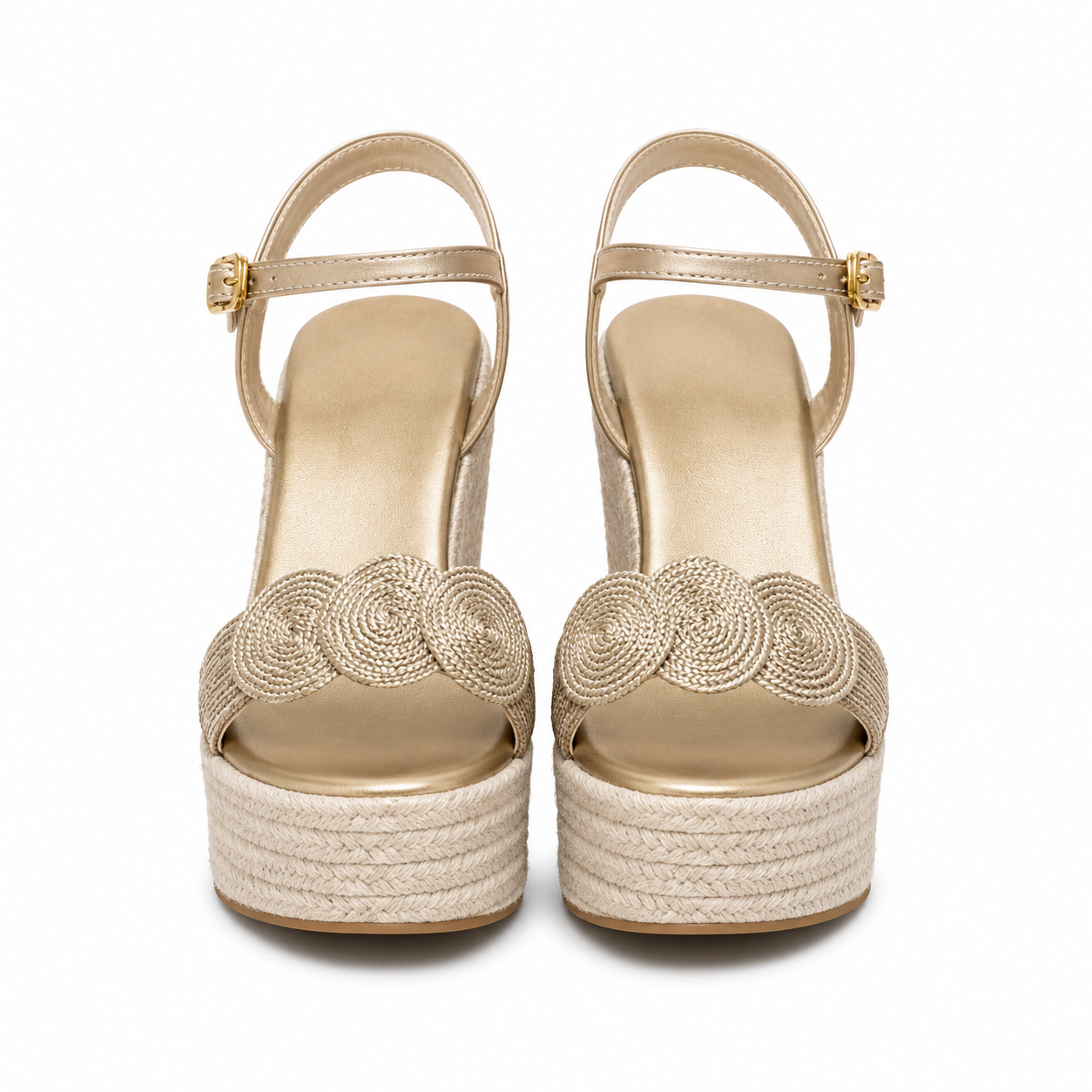 Sandales Compensées Femme | Bride Cheville, Plateforme | Espadrille, Soutien Rembourré