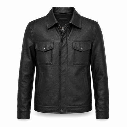 Veste Cuir Homme – Élégance Urbaine et Charisme Assuré