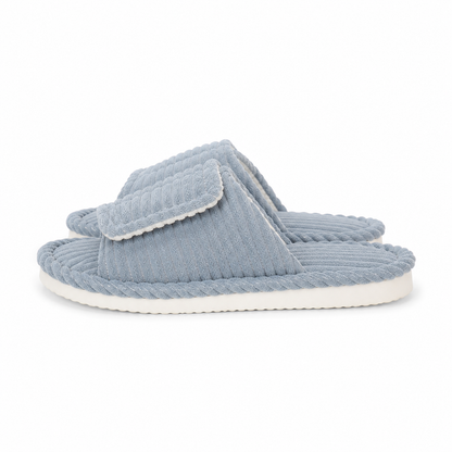 Pantoufles Orthopédiques Femme | Doublure Polaire | Fermeture Velcro