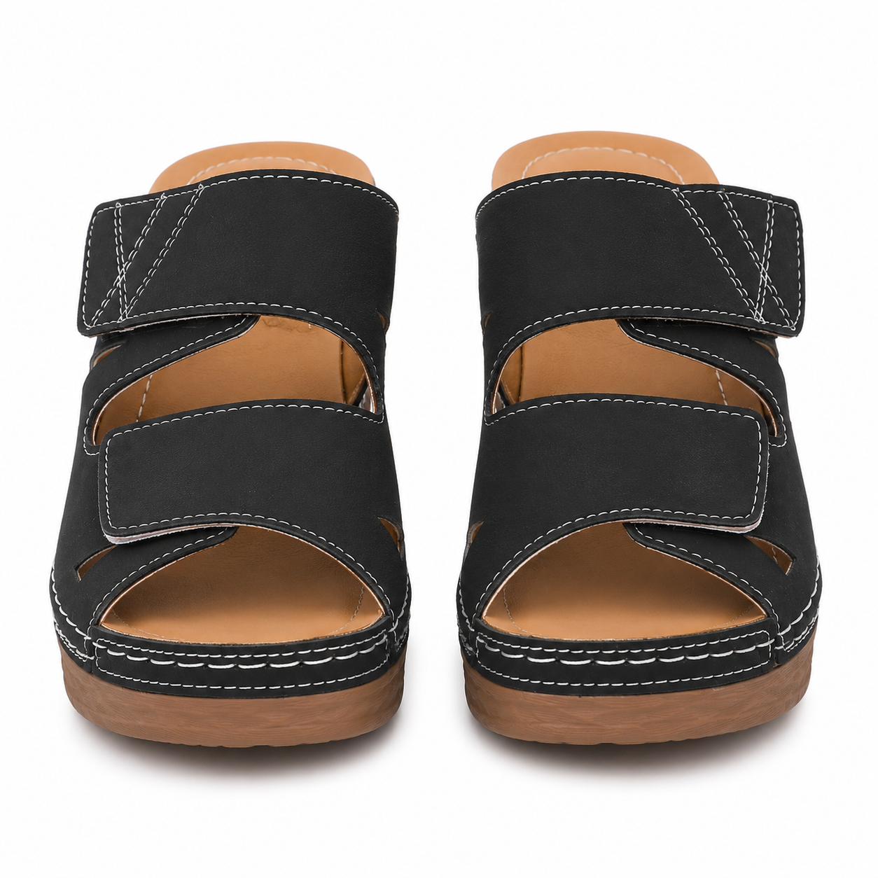 LUNA - Talons Compensés Orthopédiques Confort Chic