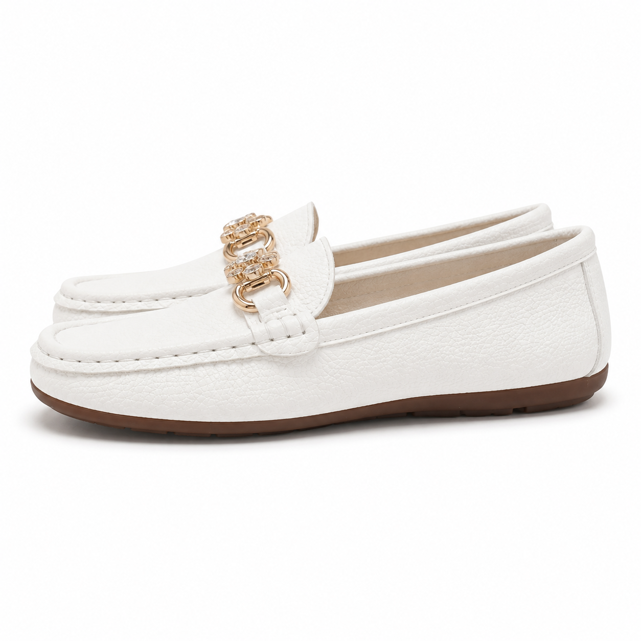 Mocassins en Cuir pour Femmes | Confort Orthopédique | Slip-On en Cuir Souple