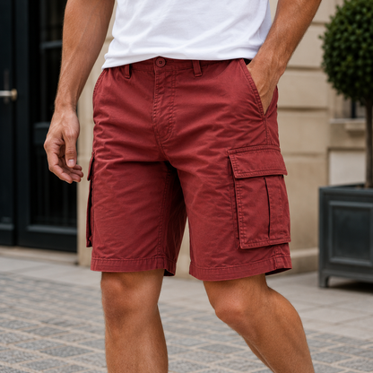 Alan Short Cargo Multi-Poches pour Hommes | Durable, Confortable, Pratique
