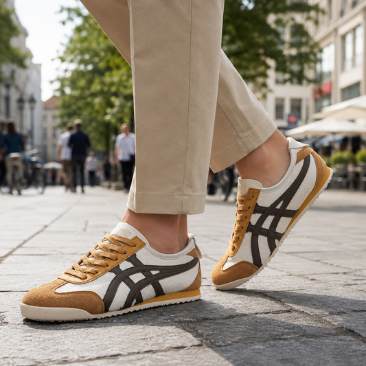 Baskets homme rétro géométrique confort été
