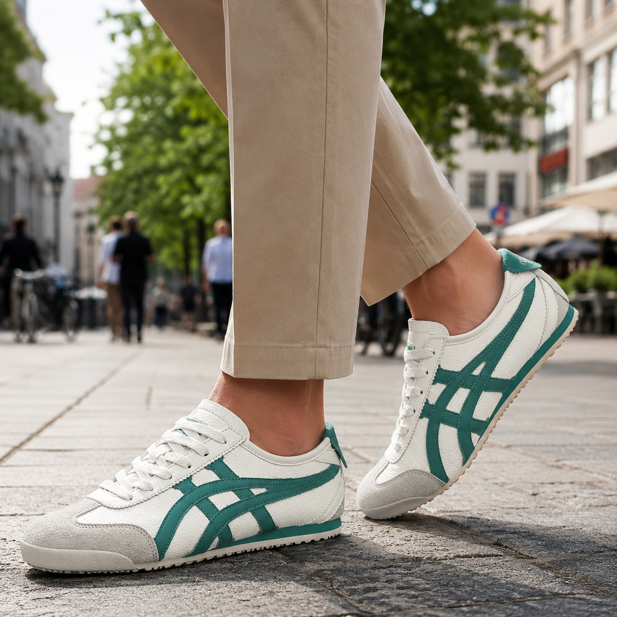 Baskets homme rétro géométrique confort été