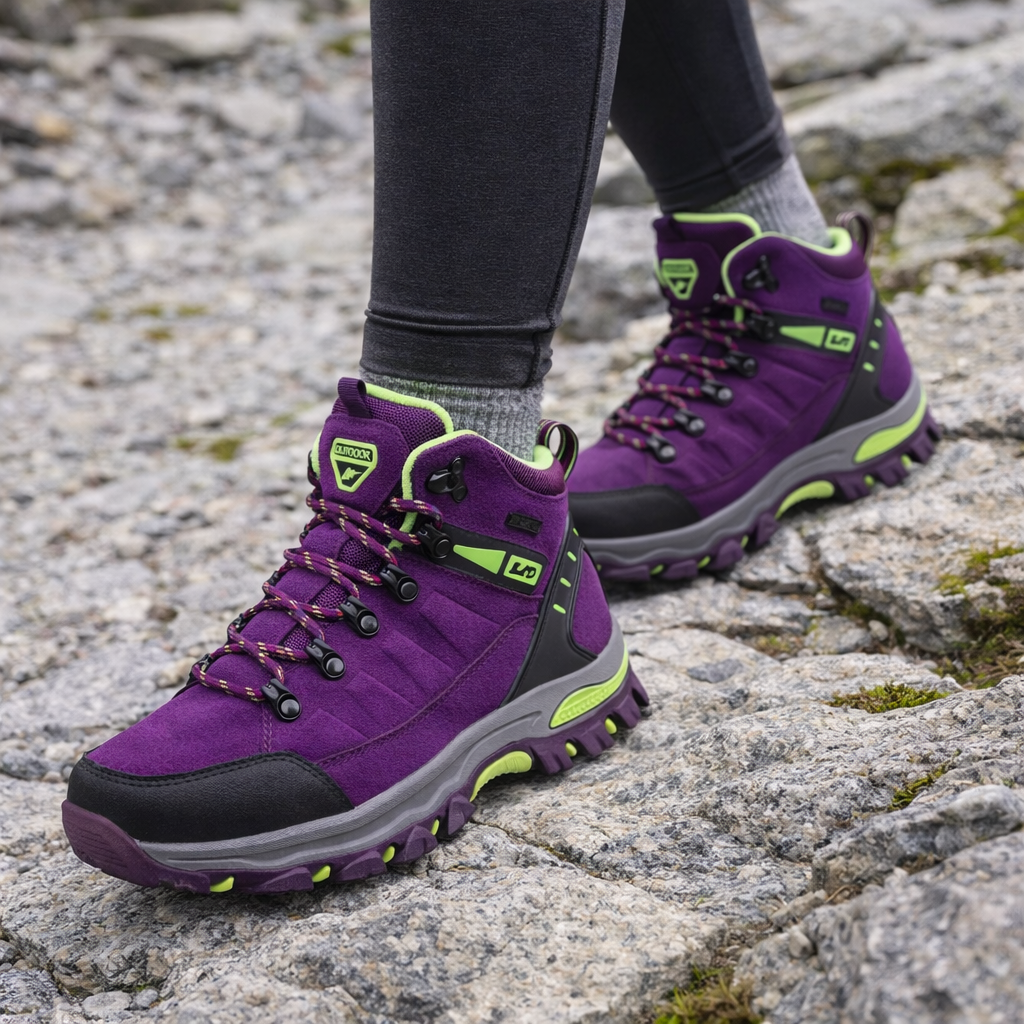 Chaussures de randonnée imperméables femme légères antidérapantes