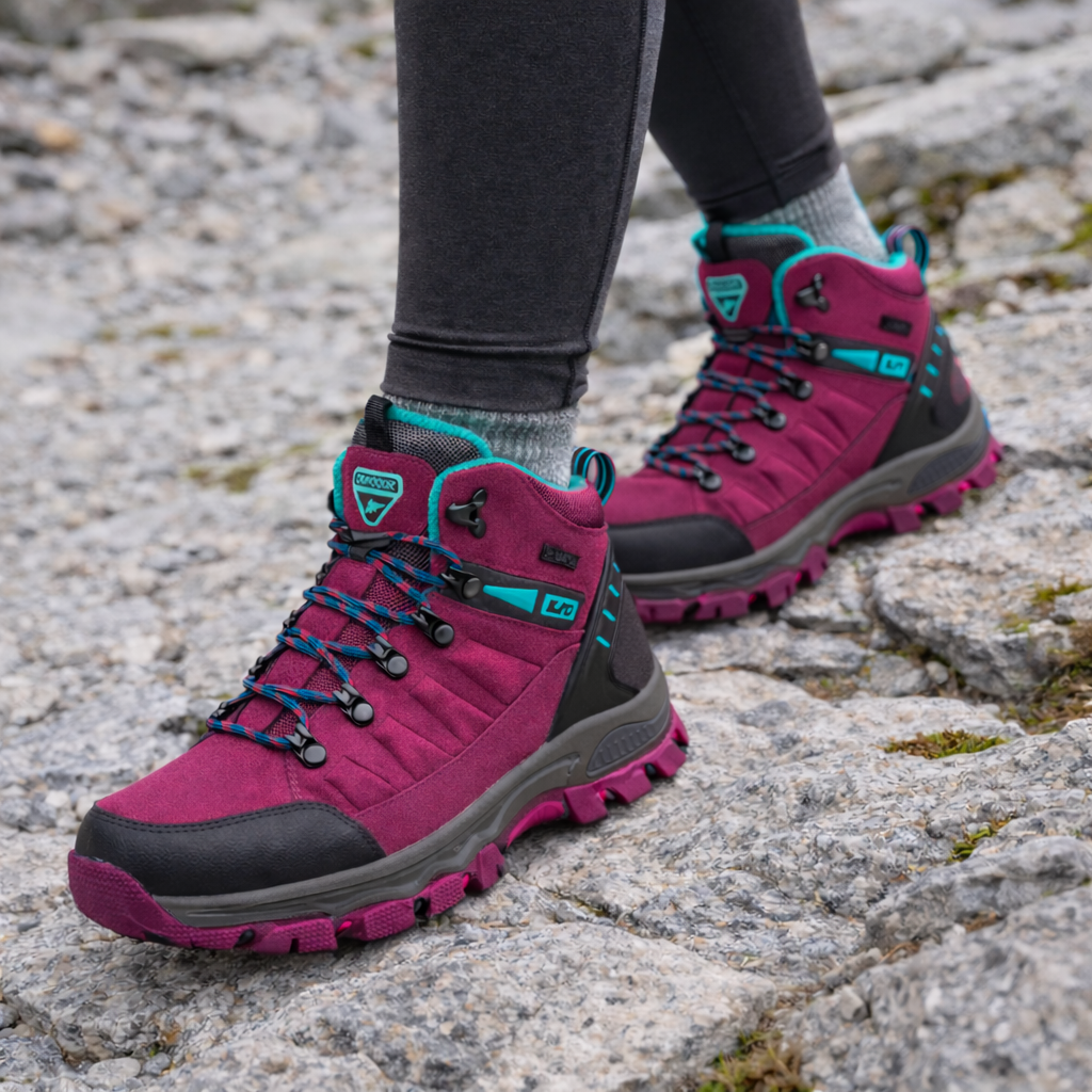 Chaussures de randonnée imperméables femme légères antidérapantes