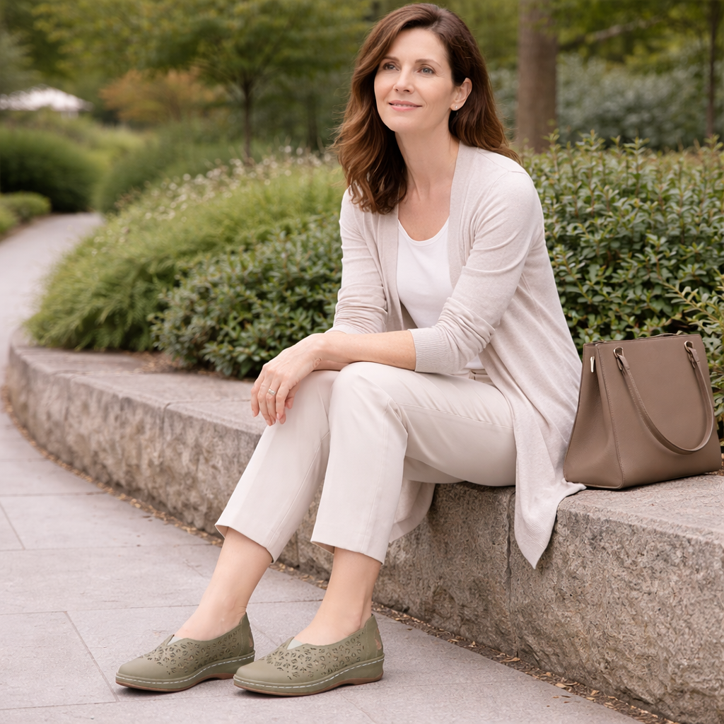 Mocassin orthopédique femme souple et élégant