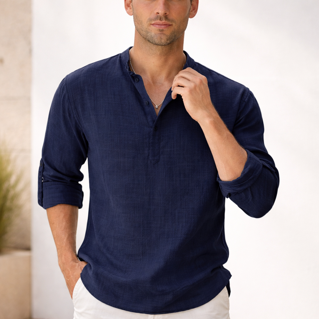 Chemise en lin pour homme | Respirante, confort estival