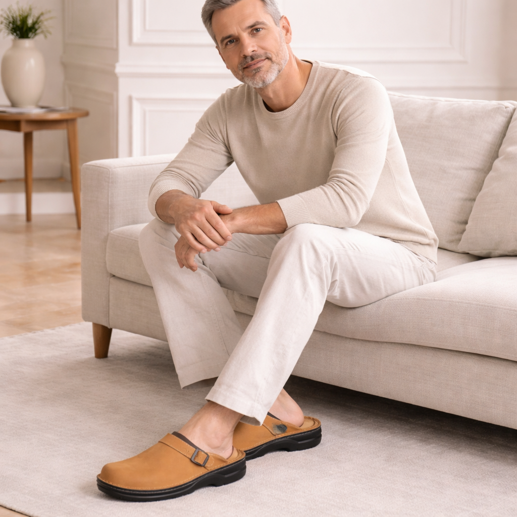 Sabots orthopédiques pour hommes | Design sans lacet | Confort de soutien
