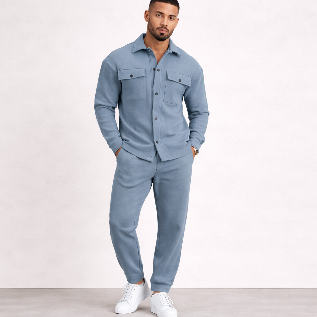 Ensemble décontracté homme | Coton confortable | Tenue casual