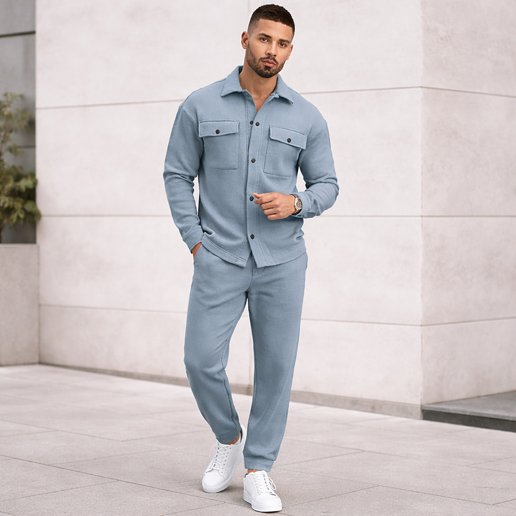 Ensemble décontracté homme | Coton confortable | Tenue casual