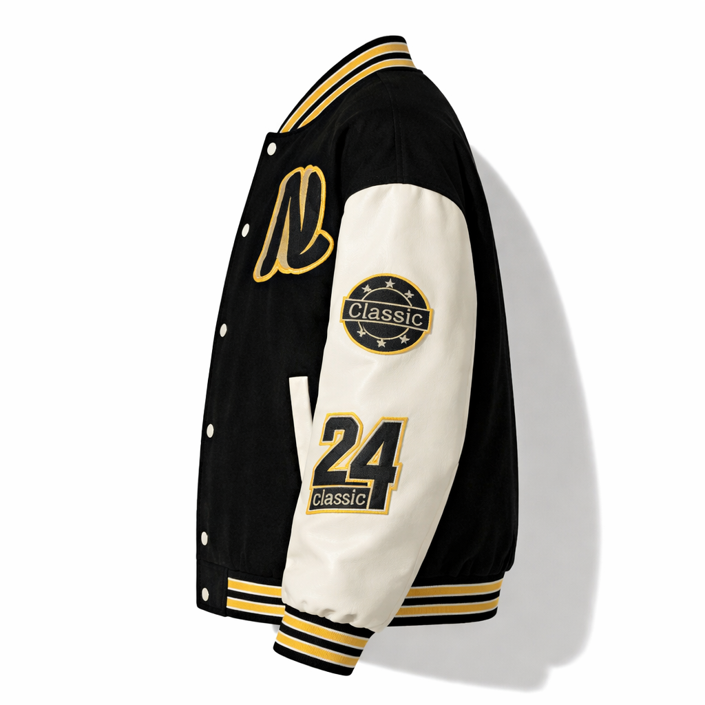 Veste Varsity Homme | Style Baseball | Streetwear Décontracté