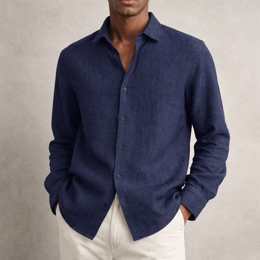 Chemise homme manches longues | Respirante, légère, classique