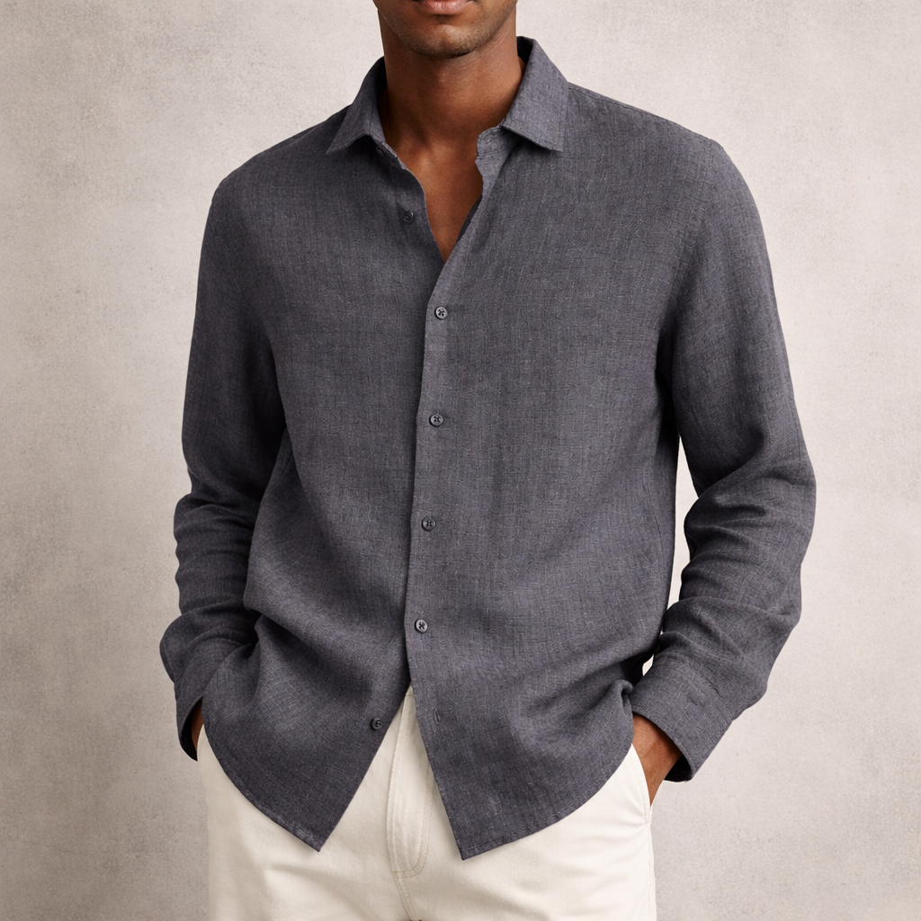 Chemise homme manches longues | Respirante, légère, classique